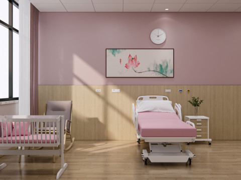 Hospital ward room Interior Healthcare unit 11 Modelo 3D