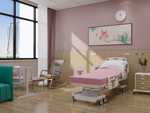 Hospital ward room Interior Healthcare unit 11 Modelo 3D