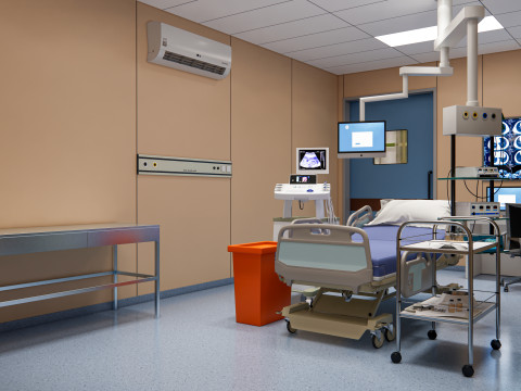 Hospital endoscopy room Interior 13 Modelo 3D
