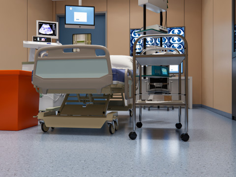 Hospital endoscopy room Interior 13 Modelo 3D