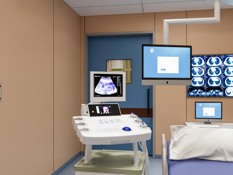 Hospital endoscopy room Interior 13 Modelo 3D