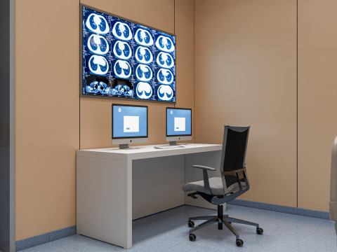 Hospital endoscopy room Interior 13 Modelo 3D