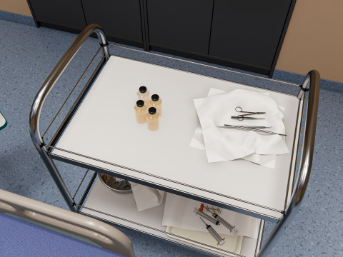 Hospital endoscopy room Interior 13 Modelo 3D