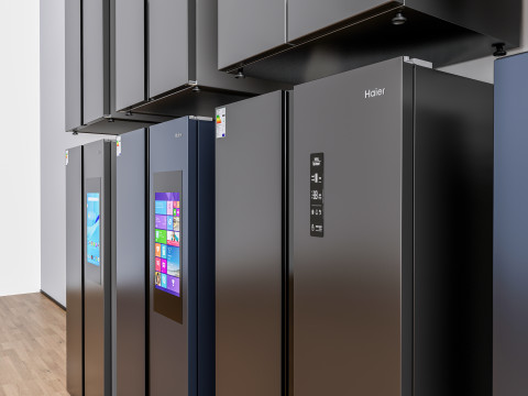 Kitchen and Home appliances models library fridge refrigerator 3D Модель