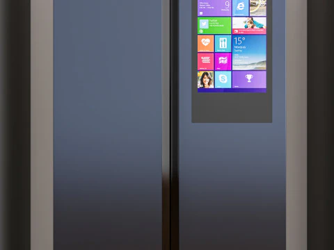 キッチンと家電のモデル 図書館 冷蔵庫 冷蔵庫 3Dモデル