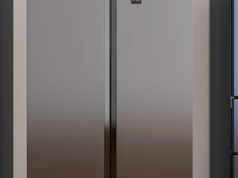 キッチンと家電のモデル 図書館 冷蔵庫 冷蔵庫 3Dモデル