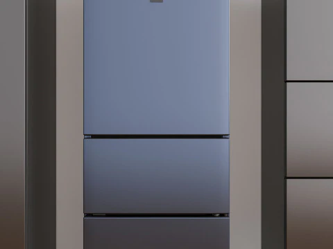 キッチンと家電のモデル 図書館 冷蔵庫 冷蔵庫 3Dモデル