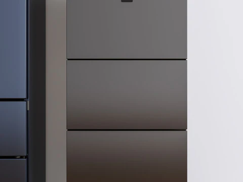 キッチンと家電のモデル 図書館 冷蔵庫 冷蔵庫 3Dモデル