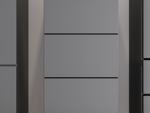 Kitchen and Home appliances models library fridge refrigerator 3D Модель