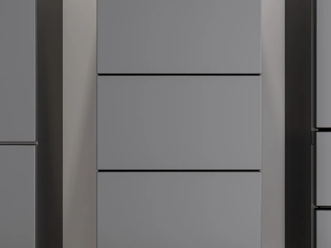 キッチンと家電のモデル 図書館 冷蔵庫 冷蔵庫 3Dモデル