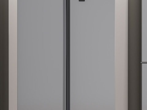 Kitchen and Home appliances models library fridge refrigerator 3D Модель