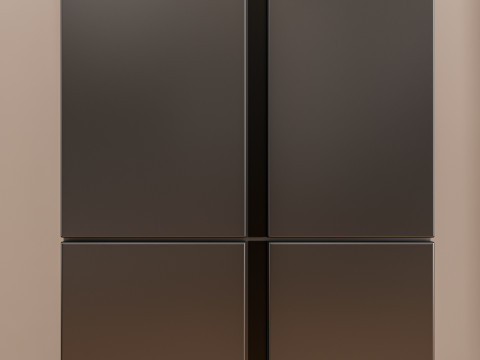 Kitchen and Home appliances models library fridge refrigerator 2 3D Model