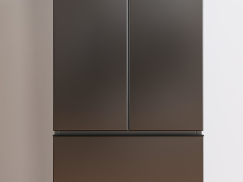 Kitchen and Home appliances models library fridge refrigerator 2 3D Model