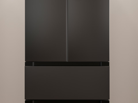 Kitchen and Home appliances models library fridge refrigerator 2 3D Model