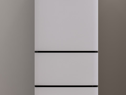 Kitchen and Home appliances models library fridge refrigerator 2 3D Model