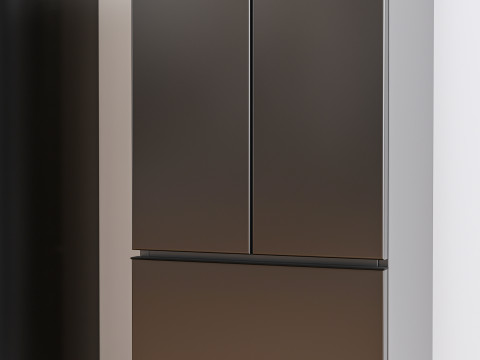 Kitchen and Home appliances models library fridge refrigerator 2 3D Model