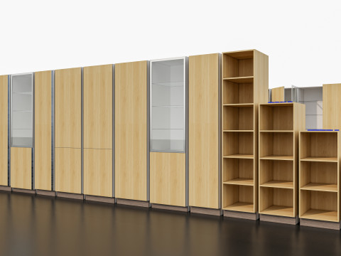 Kitchens and closets library of dynamic blocks Kitchen tall pentry cabinet 3D Model