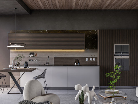 Living room interior scene 3 3D 모델
