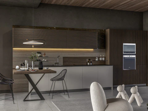 Cena interior da sala de estar 3 Modelo 3D