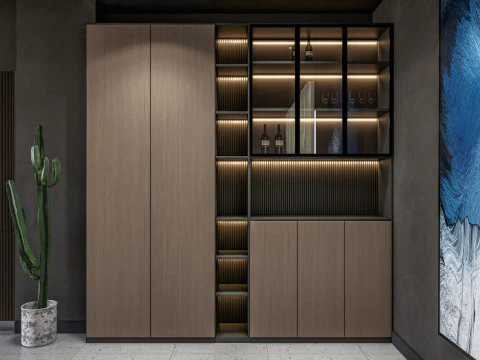 Cena interior da sala de estar 3 Modelo 3D