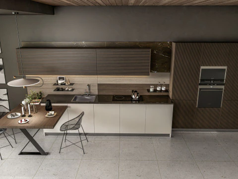 Cena interior da sala de estar 3 Modelo 3D