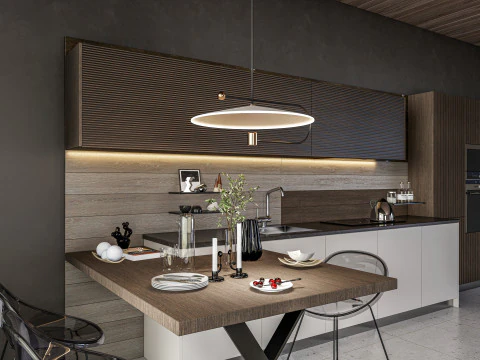 Cena interior da sala de estar 3 Modelo 3D