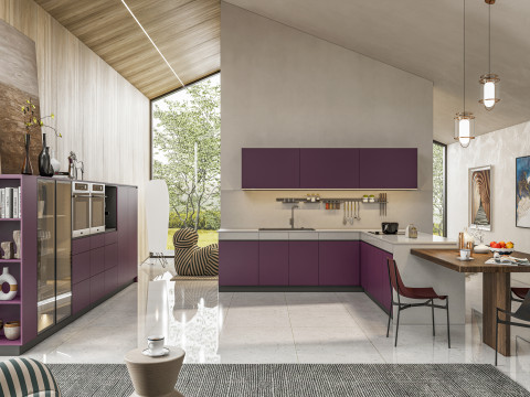 Living room interior scene 4 3Dモデル