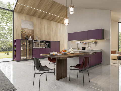 Living room interior scene 4 3Dモデル