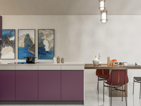 Living room interior scene 4 3Dモデル