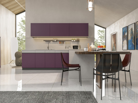 Living room interior scene 4 3Dモデル