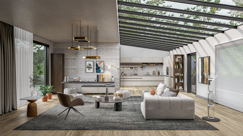 Living room interior scene 5 3Dモデル .c4d .max .obj .3ds .fbx .stl .blend 