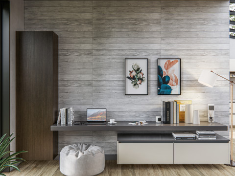 Living room interior scene 5 3Dモデル