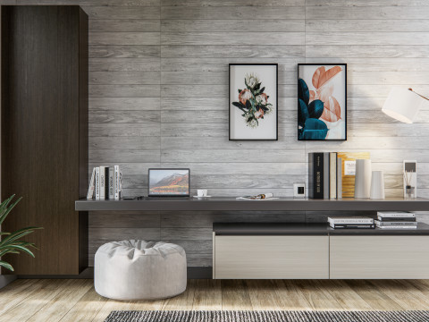 Living room interior scene 5 3Dモデル