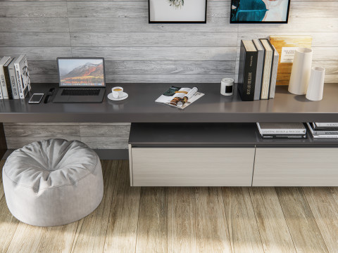 Living room interior scene 5 3Dモデル
