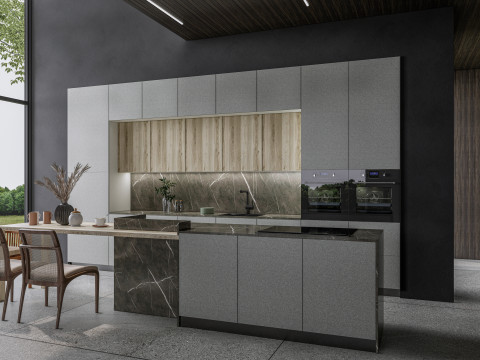 Living room interior scene 6 3D Model