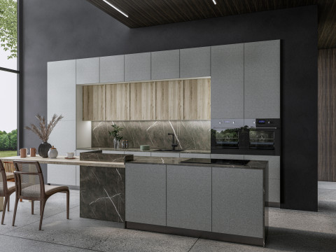 Living room interior scene 6 3D Model