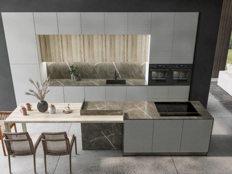 Living room interior scene 6 3D Model