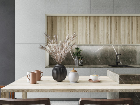 Living room interior scene 6 3D Model