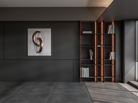 Living room interior scene 7 3D 모델