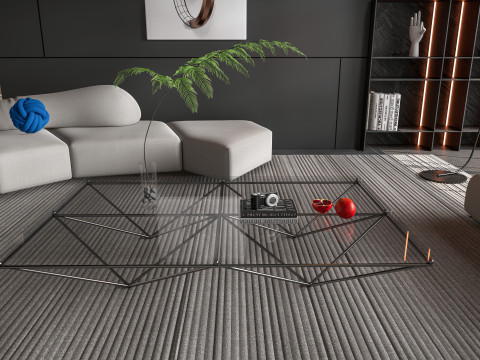 Living room interior scene 7 3D 모델