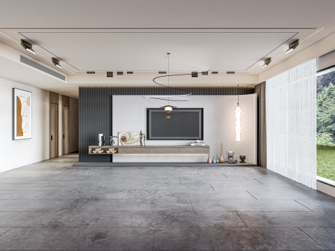 Living room interior scene 9 3D 모델