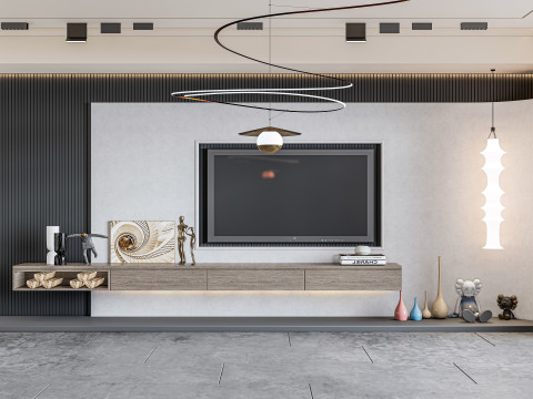 Living room interior scene 9 3D 모델