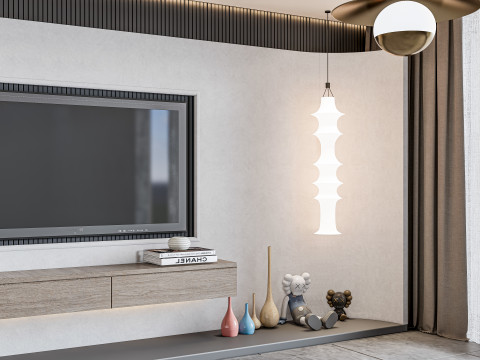 Living room interior scene 9 3D 모델