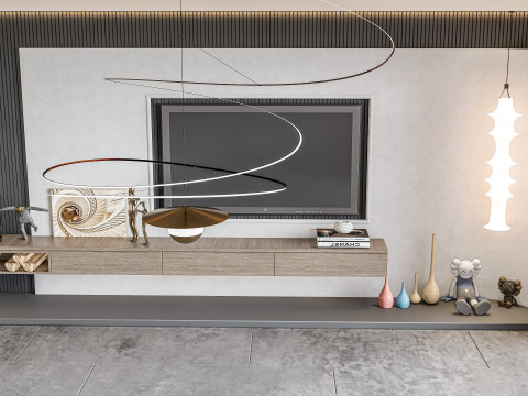 Living room interior scene 9 3D 모델