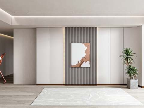 Living room interior scene 10 Modello 3D