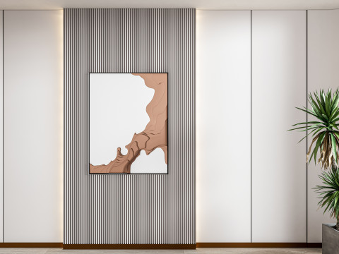 Living room interior scene 10 Modello 3D