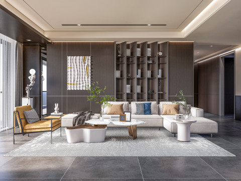 Living room interior scene 11 3D 模型