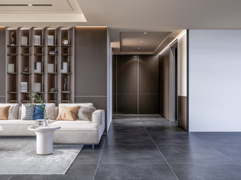 Living room interior scene 11 3D 模型