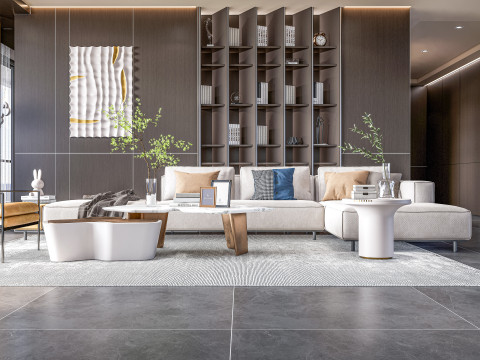 Living room interior scene 11 3D 模型