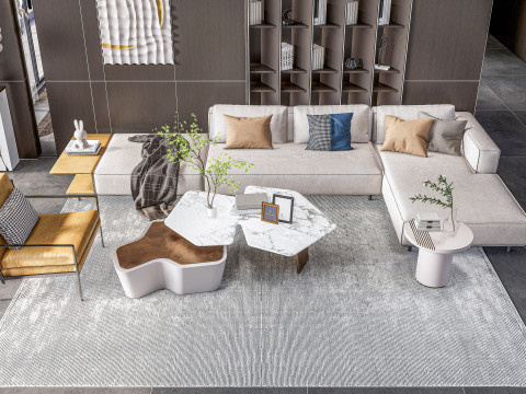 Living room interior scene 11 3D 模型